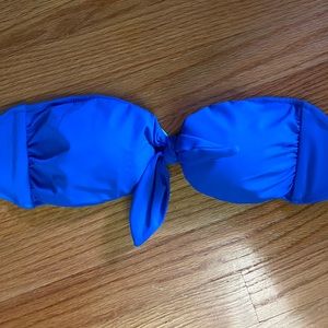 Blue Victoria’s Secret Strapless Bikini Top